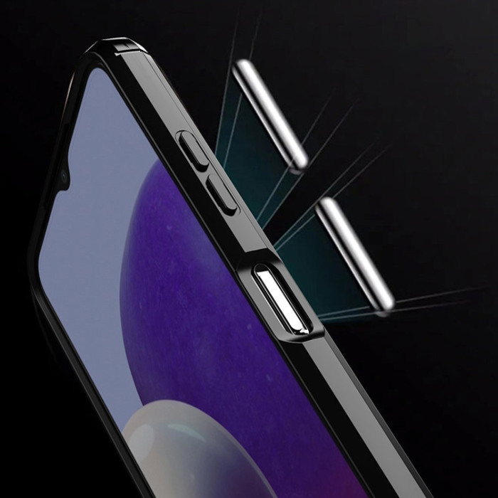 OEM - Galaxy A22 5G Mobilskal Carbon - Svart