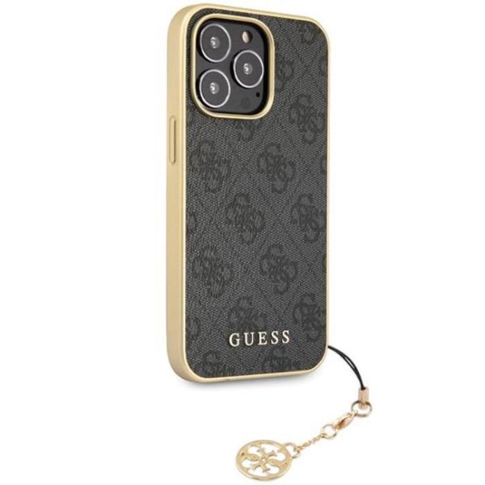 Guess - Guess iPhone 14 Pro Max Mobilskal Charms Collection - Grå