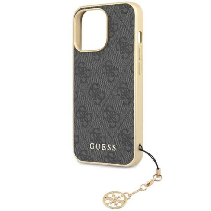Guess - Guess iPhone 14 Pro Max Mobilskal Charms Collection - Grå