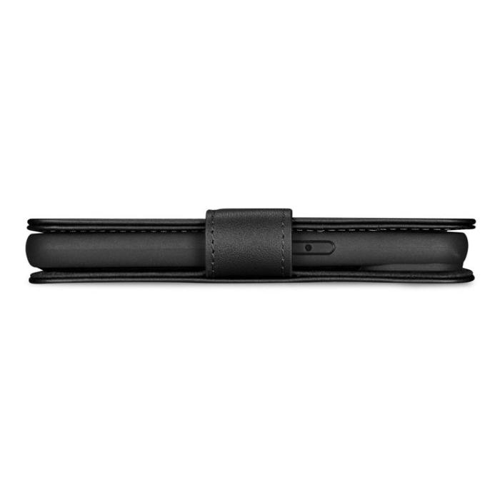 ICARER - iCarer iPhone 14 Plånboksfodral 2in1 Äkta Läder - Svart