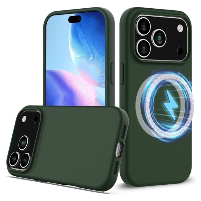 A-One Brand - iPhone 17 Pro Max Mobilskal MagSafe Silikon Anti-Drop