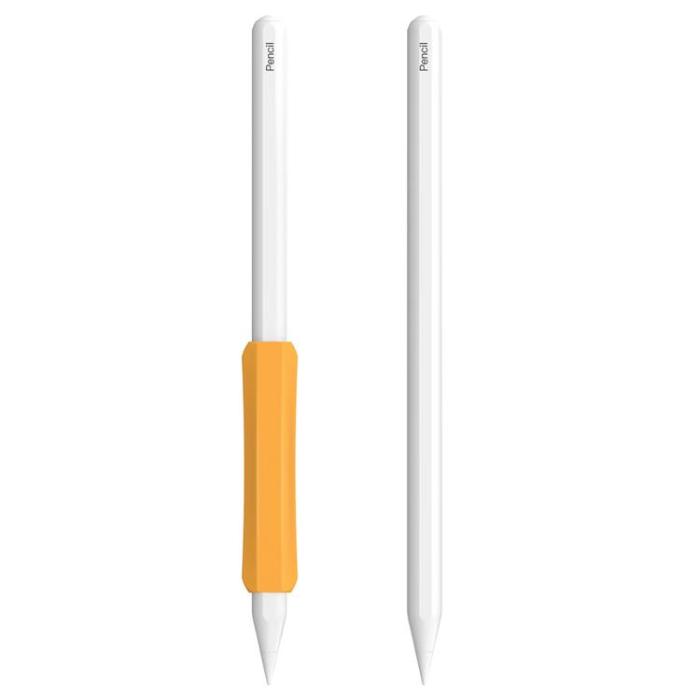 UTGATT1 - Stoyobe 3 Pcs Set Silikon Hållare För Stylus Penna - Orange/Svart/Vit