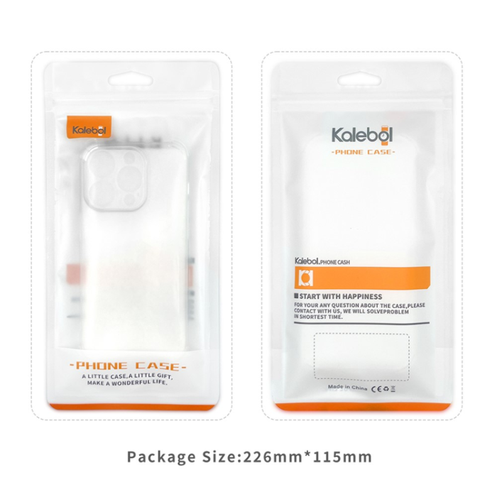 KALEBOL - Kalebol iPhone 17 Mobilskal Anti-Drop TPU 1.5mm - Transparent