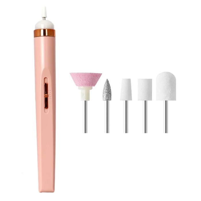 OEM - Elektrisk Nagelborrmaskin Mini för Slipning, Polering - Rosa