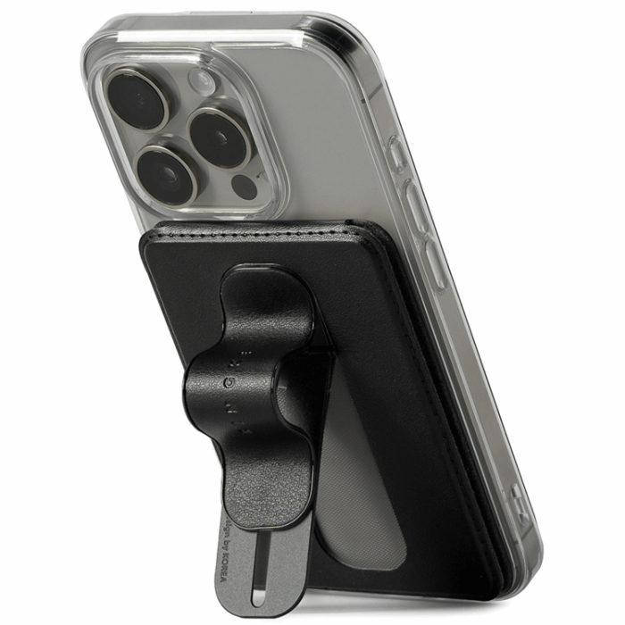 Ringke - Ringke Magsafe Universal Magnetisk Korthållare Slide Grip - Svart