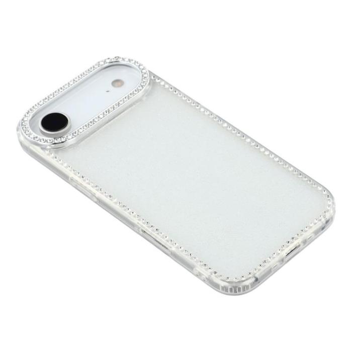 A-One Brand - iPhone Air Mobilskal Rhinestone Edge - Glitter Transparent