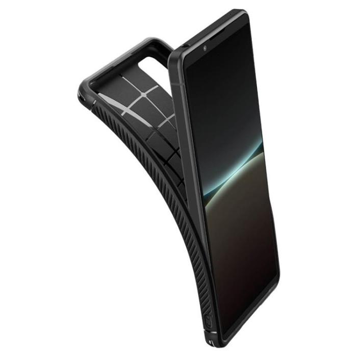 UTGATT - Spigen Sony Xperia 5 IV Skal Matte Rugged Armor - Svart