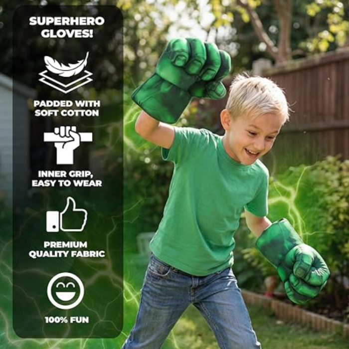 Original Cup - Original Cup Hulk Boxningshandskar Stora Skumhänder För Barn, Lek & Cosplay