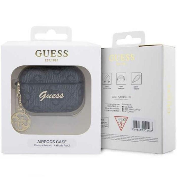 Guess - Guess Airpods Pro 2 Skal Charm Collection - Svart