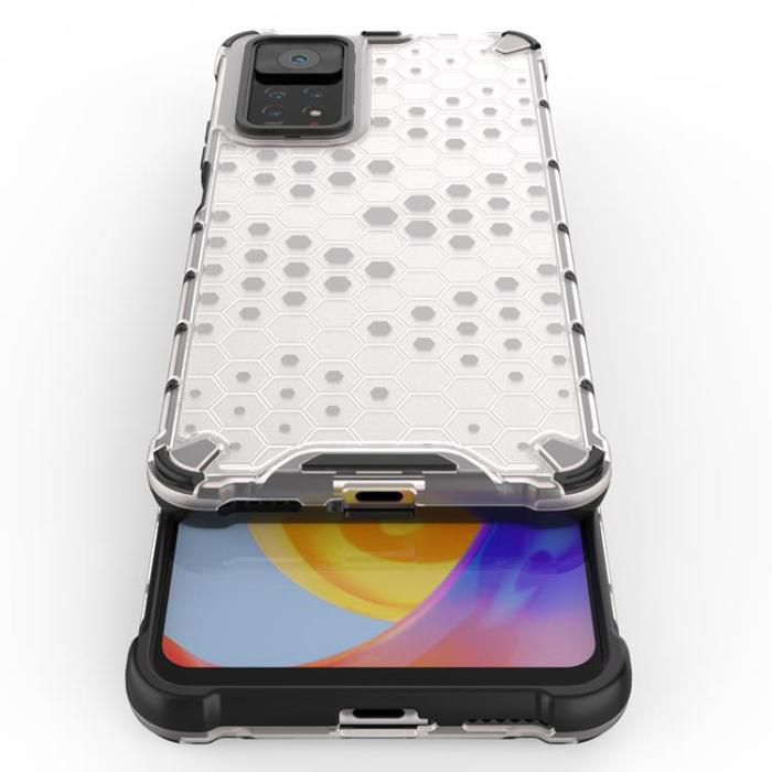 UTGATT1 - Xiaomi Redmi Note 11 Pro/Plus Skal Honeycomb Armored - Blå