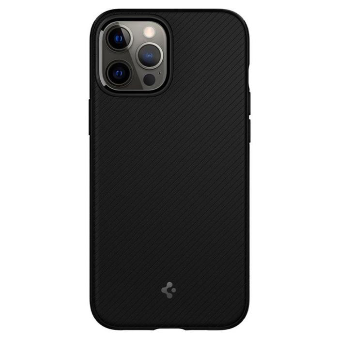 UTGATT - Spigen Mag Armor Skal iPhone 12/12 Pro - Matte Svart