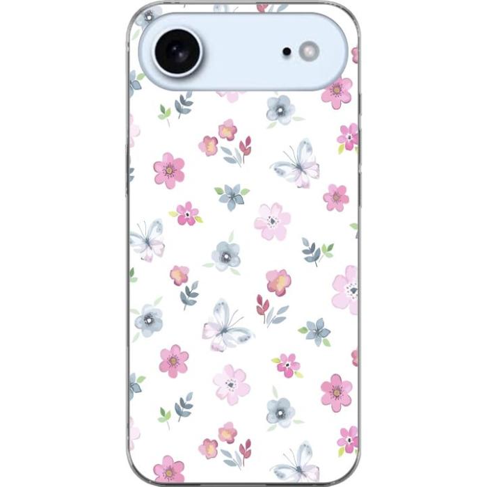 iSecrets - Mobilskal till Apple iPhone 17 Air med Blommor och fjärillar