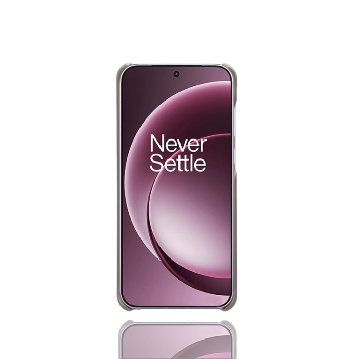 A-One Brand - OnePlus 15 5G Mobilskal Calf Texture PU Läder - Grå