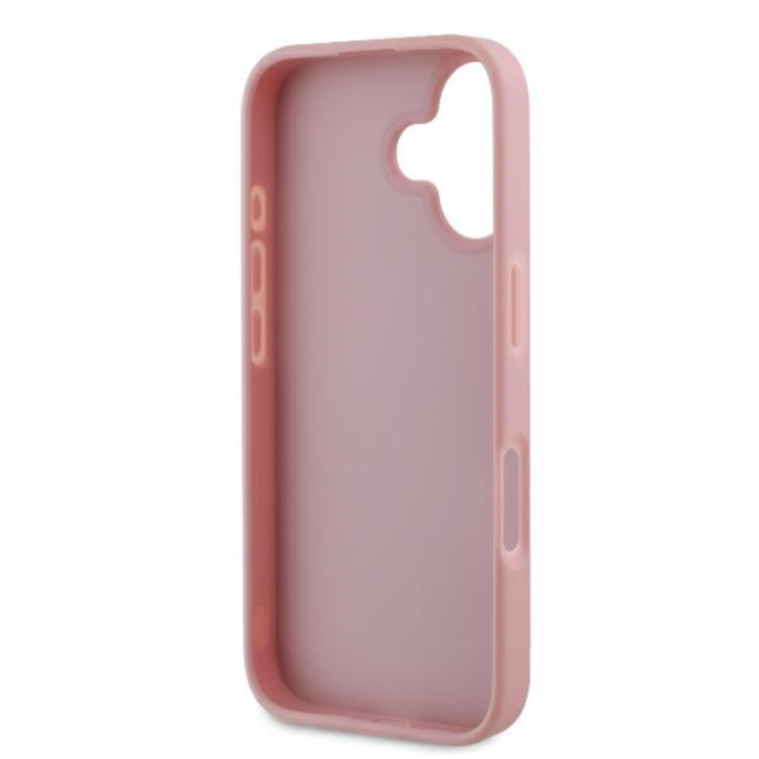 Guess - Guess iPhone 16 Plus Mobilskal Fixed Glitter Big 4G - Rosa