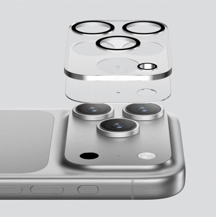 AmazingThing - AmazingThing iPhone 17 Pro Kameralinsskydd Härdat Glas Full