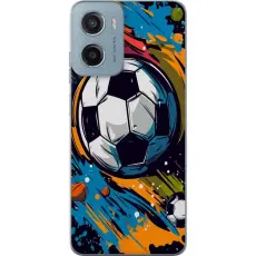 Gustaf - Mobilskal till Motorola Moto G05 med Fotbollar