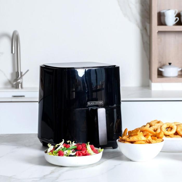 BLACK+DECK - BLACK+DECK Air Fryer Svart 5L 1450W