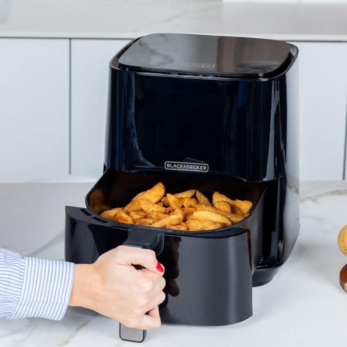 BLACK+DECK - BLACK+DECK Air Fryer Svart 5L 1450W