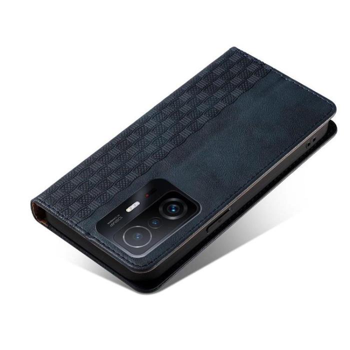 OEM - Galaxy A12 (2020/2021) Plånboksfodral Magnet Strap - Blå