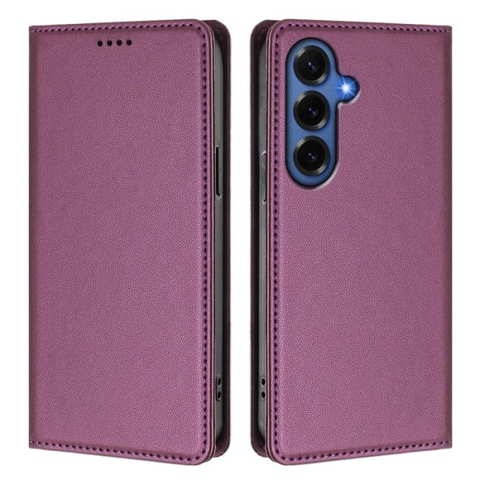 OEM - Plånboksfodral för Samsung Galaxy S26 Plus Konstläder RFID - Lila
