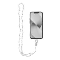 OEM - CRYSTAL DIAMOND hänge för telefonen runt halsen vit