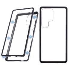 OEM - Mobilskal f&ouml;r Samsung Galaxy S26 Ultra Dubbel-sidigt h&auml;rdat glas - Svart