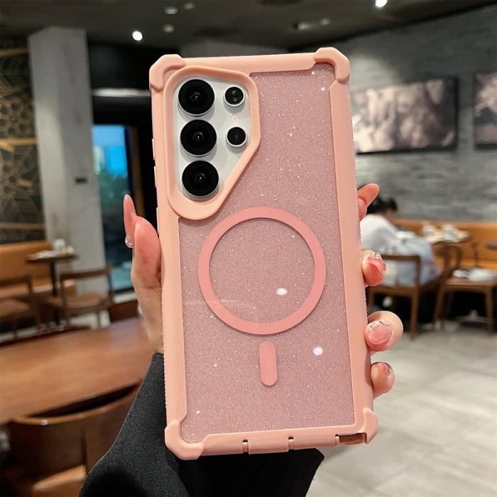 OEM - Mobilskal för Samsung Galaxy S26 Ultra Magnetiskt TPU + PC - Roséguld