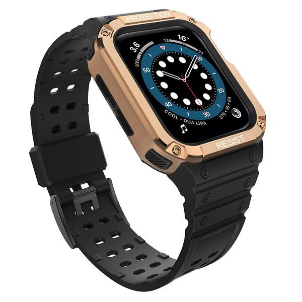 Armband kompatibelt med Apple Watch 4/5/6/7/SE (42/44/45mm) Svart