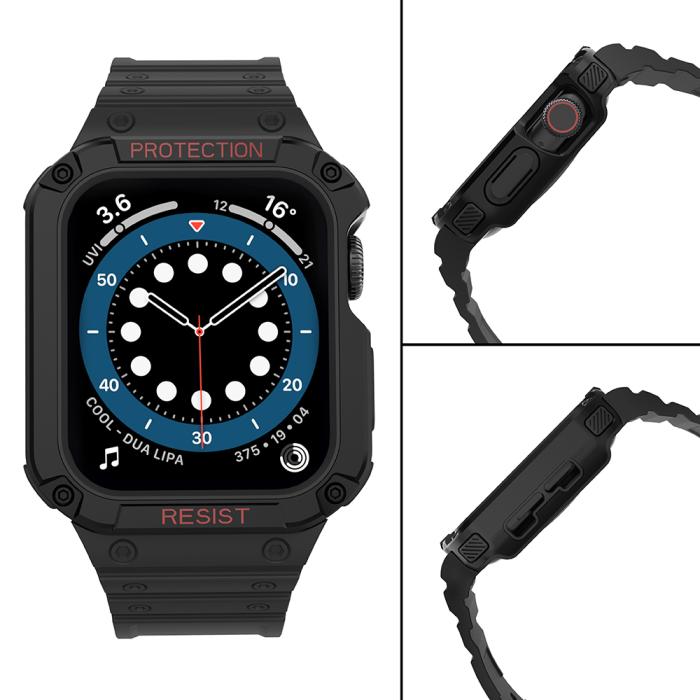 OEM - Armband kompatibelt med Apple Watch 4/5/6/7/SE (40/41/38mm) Svart