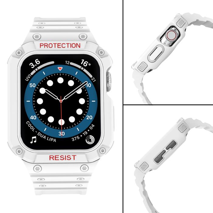 OEM - Armband kompatibelt med Apple Watch 4/5/6/7/SE (40/41/38mm) Vit