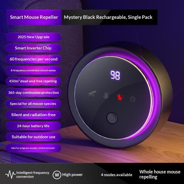 OEM - Ultraljudsskadedjursavvisare Frekvensvariation Gnagare Myggmedel