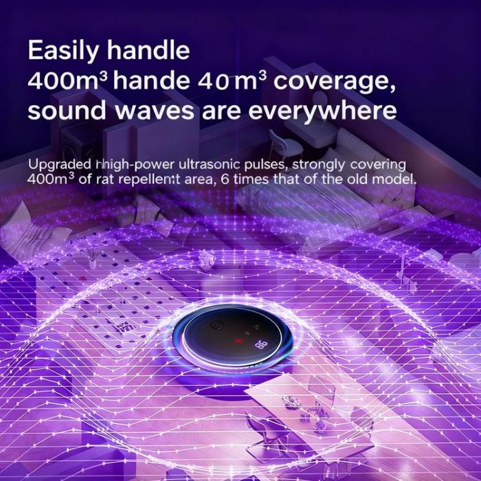 OEM - Ultraljudsskadedjursavvisare Frekvensvariation Gnagare Myggmedel