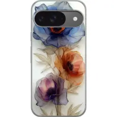Gustaf - Mobilskal till Google Pixel 9 med Silkesblommor