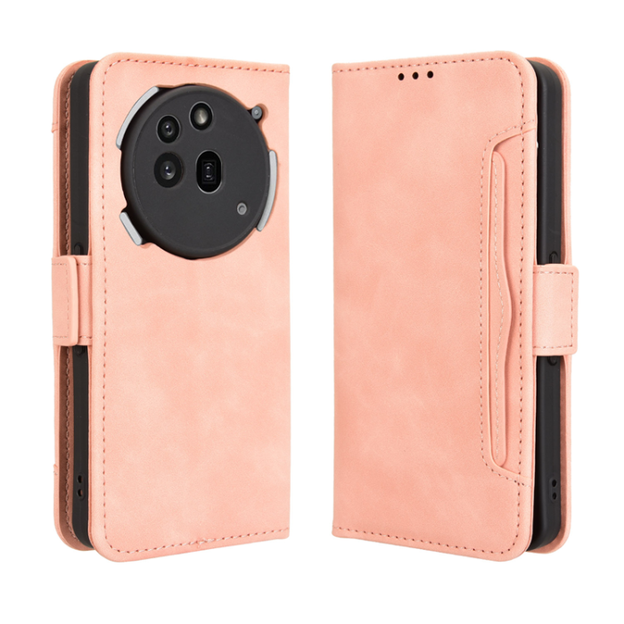 A-One Brand - Nothing Phone (3a) Pro Plånboksfodral Läder - Rosa