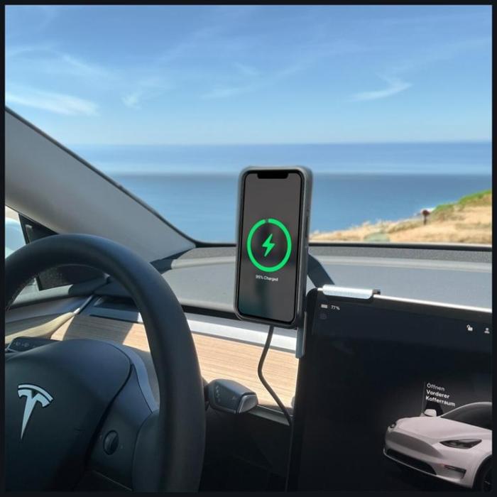 4smarts - 4smarts Qi2 Magnetiskt Skärmfäste för Mobil - Grå