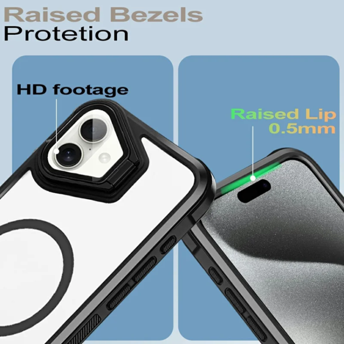 A-One Brand - iPhone 16 Plus Mobilskal Magsafe med Linsskyddsstöd