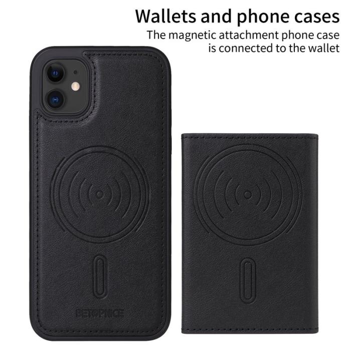 BETOPNICE - BETOPNICE iPhone 11 Fodral KonstLäder - Svart