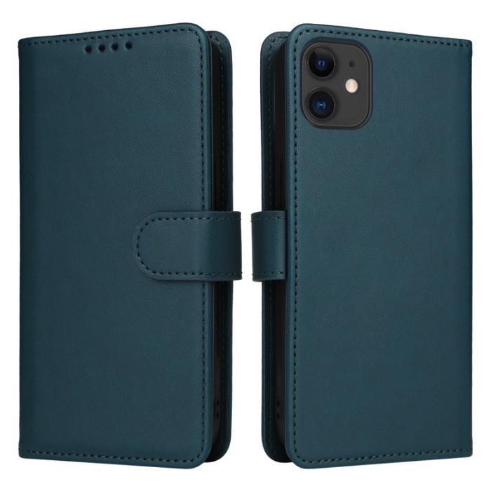 BETOPNICE - BETOPNICE iPhone 11 Plånboksfodral Magnetiskt Detachable Konstläder - Blå