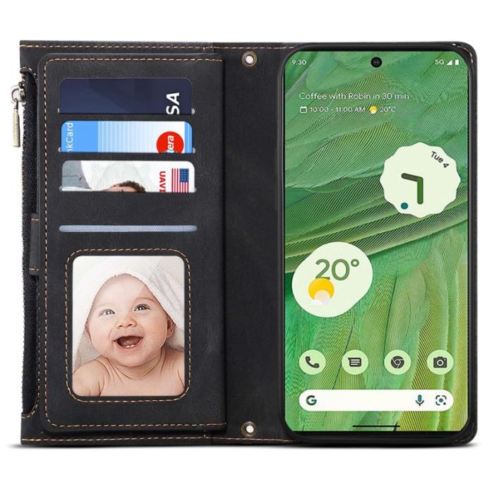 ESEBLE - ESEBLE Star Series Google Pixel 9 Plånboksfodral Konstläder - Svart