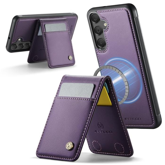 JEEHOOD - JEEHOOD J06 Konstläder fodral till Samsung Galaxy A16 5G - Lila