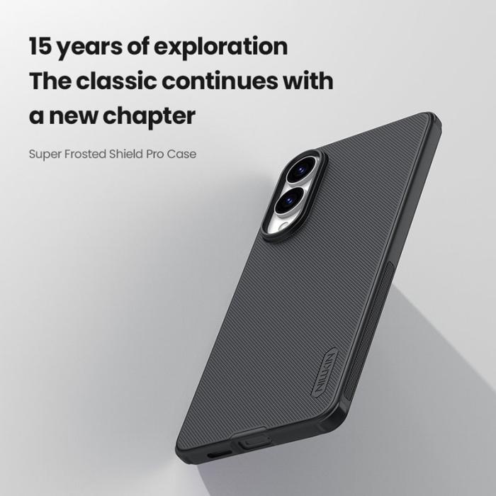 Nillkin - NILLKIN Frosted Shield Pro Mobilskal till Samsung Galaxy S25 Edge Grön