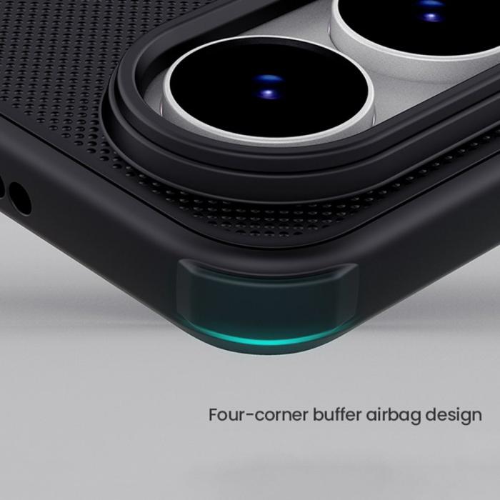 Nillkin - NILLKIN Frosted Shield Pro Mobilskal till Samsung Galaxy S25 Edge Grön