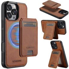 LC.imeeke - LC.IMEEKE L3 iPhone 16 Pro Fodral KonstL&auml;der - Brun