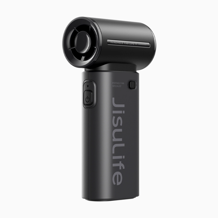 Jisulife - Jisulife Bärbar USB Handfläkt 3600 mAh Life9 - Svart