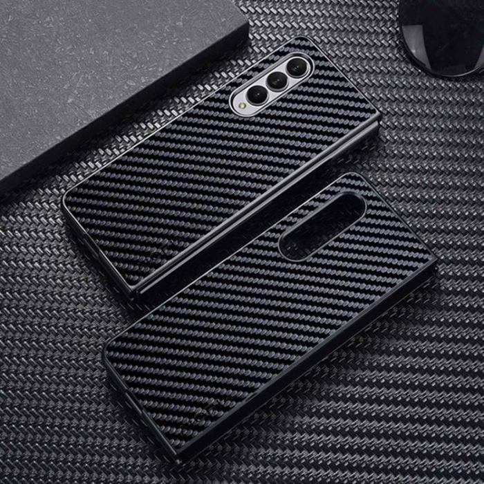 AIORIA - AIORIA Galaxy Z Fold 4 Skal Carbon Fiber - Svart