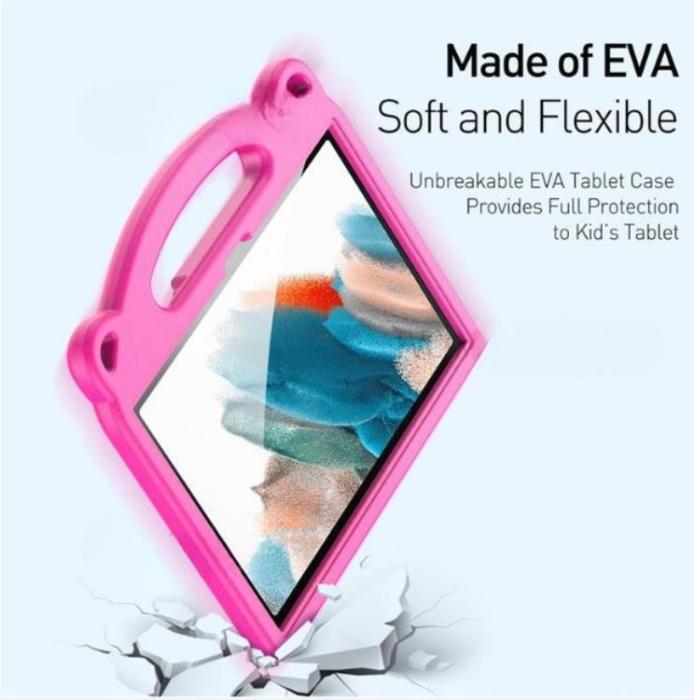 UTGATT1 - Dux Ducis Galaxy Tab A8 10.5 (2021) Skal Cartoon Panda EVA - Rosa