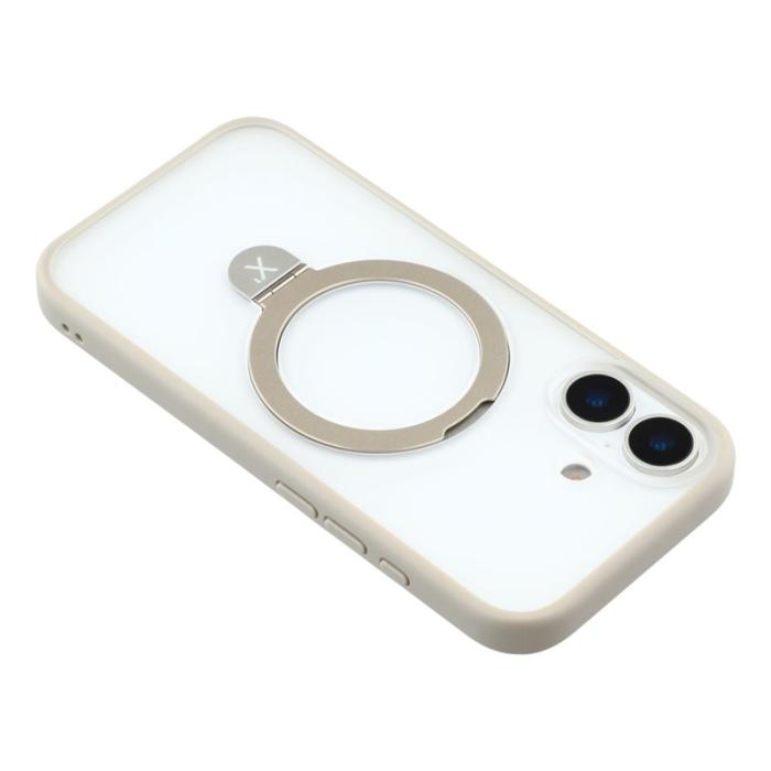 X-Level - X-LEVEL iPhone 17 Fodral Metal Kickstand TPU PC Grå