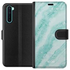 Gustaf - Pl&aring;nboksfodral till OnePlus Nord med Mint Marble