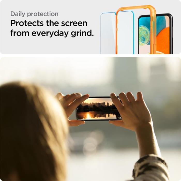 UTGATT - [2-pack] Spigen Galaxy A23 4G/5G Härdat Glas Skärmskydd - Transparent