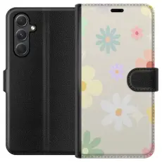 Gustaf - Pl&aring;nboksfodral till Samsung Galaxy A05s med fejdande blommor